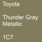 Preview: Toyota, Thunder Gray Metallic, 1C7.